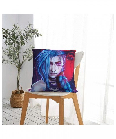 Jinx Face Pillowcase Arcane $6.53 Home Décor