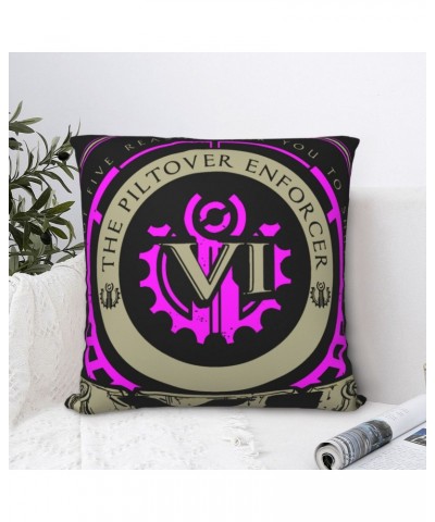 VI Logo Polyester Cushion Cover Arcane $5.42 Home Décor