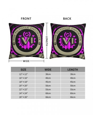 VI Logo Polyester Cushion Cover Arcane $5.42 Home Décor