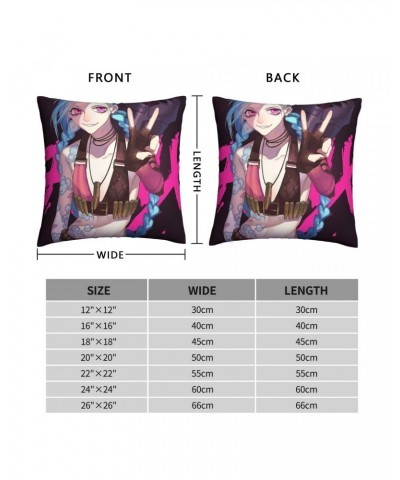 Jinx Kawaii Throw Pillow Case $5.14 Home Décor