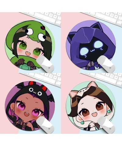 Valorant Cute Agents Gaming Mousepad Collection l - Reyna Sage Sova Raze Jett Omen Killjoy Viper Chamber Breach Mousepads - V...