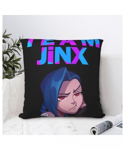 Team Jinx Throw Pillow Case Arcane $4.45 Home Décor