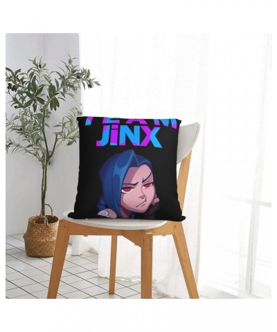 Team Jinx Throw Pillow Case Arcane $4.45 Home Décor