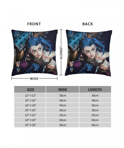 Jinx Throw Pillow Case Arcane 3 $4.87 Home Décor