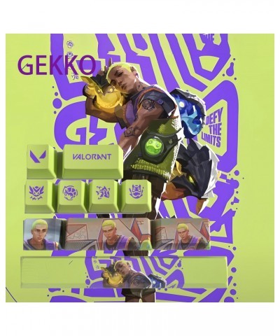 Valorant Gekko Custom Keycaps - Best Gift for Valorant Player - Gamer Keycap Series $11.22 Valorant Keycaps