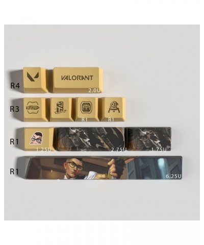 Valorant Gekko Custom Keycaps - Best Gift for Valorant Player - Gamer Keycap Series $11.22 Valorant Keycaps