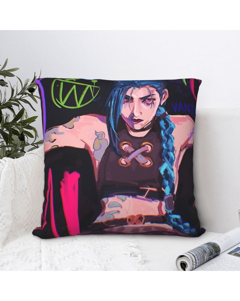 Jinx Logo Polyester Cushion Cover $6.39 Home Décor