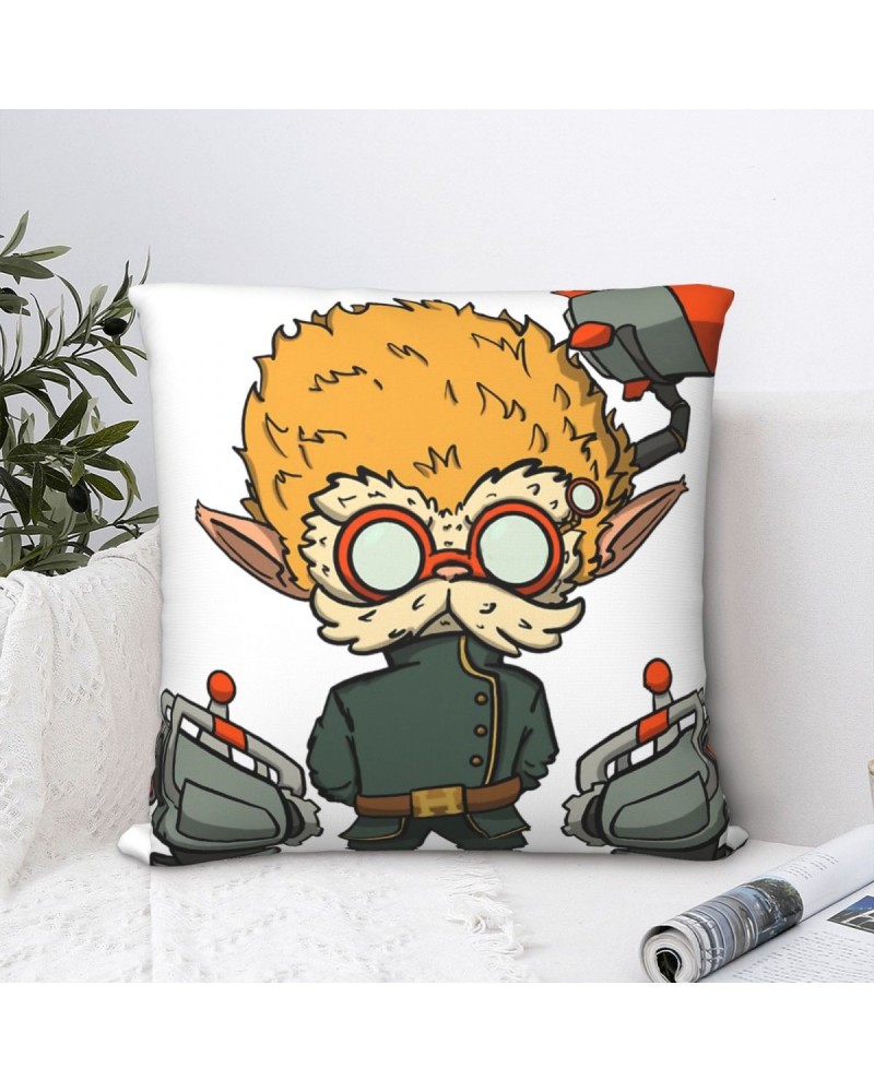 Tiny Heimerdinger Polyester Cushion Cover $4.45 Home Décor