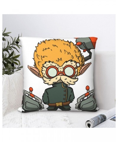 Tiny Heimerdinger Polyester Cushion Cover $4.45 Home Décor