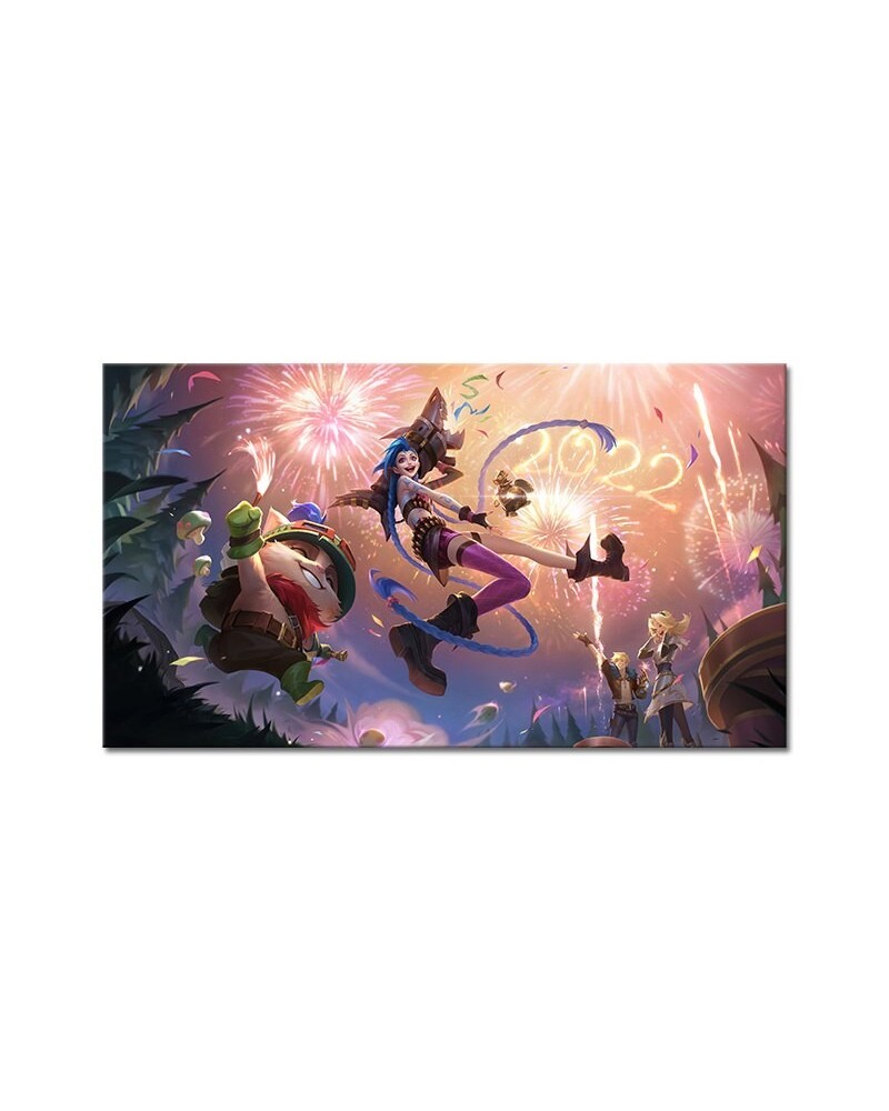 Wild Rift Lux Jinx Ezreal Teemo Poster - Canvas Painting $6.48 Posters