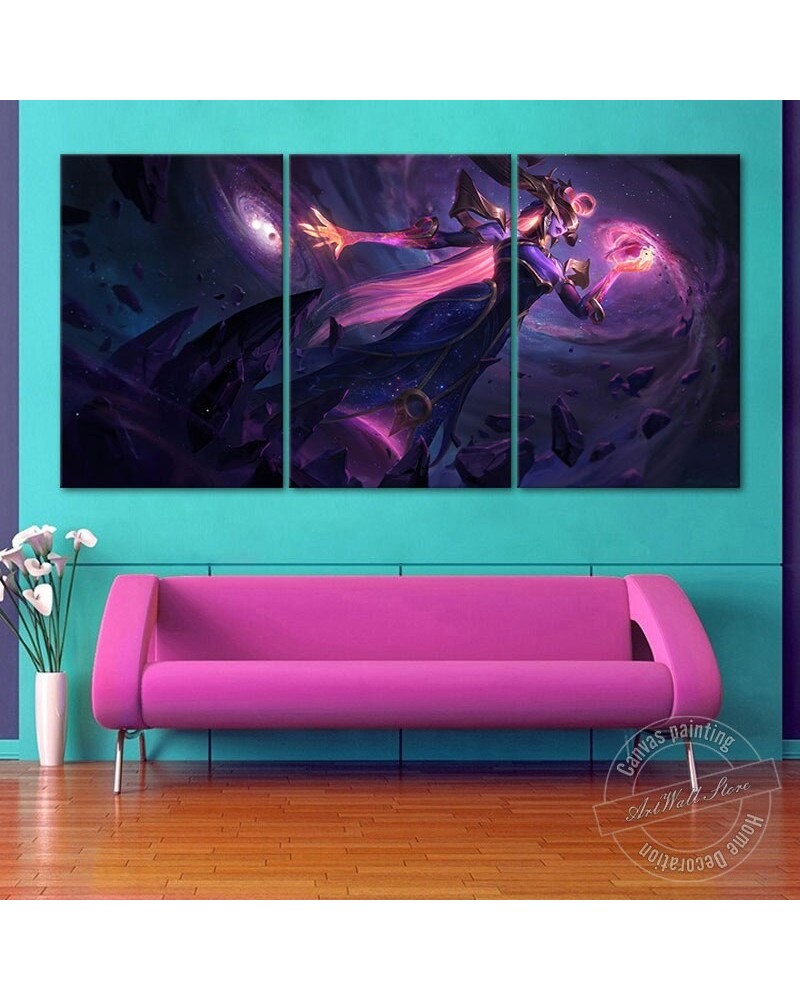 "Dark Cosmic" Lissandra Poster - Canvas Painting $18.19 Posters