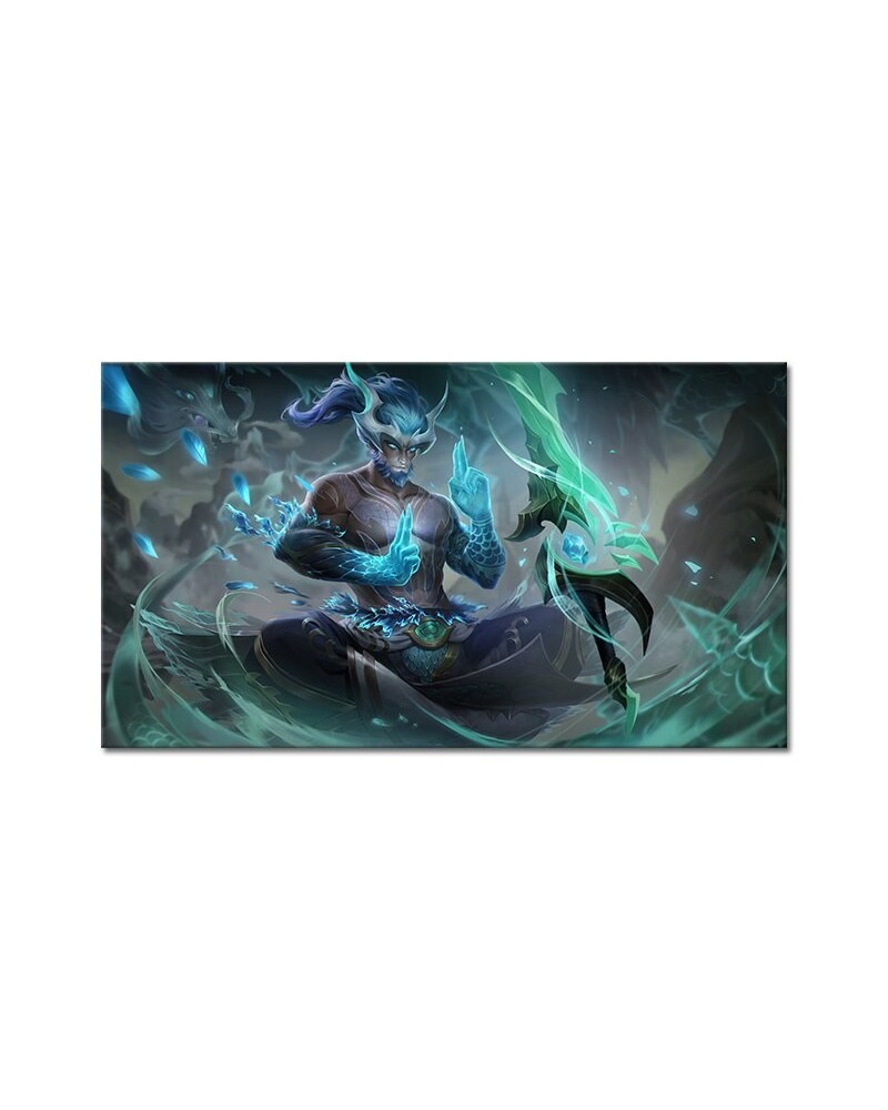 Master Yi "Zephyr Dragon" Poster - Canvas Painting $8.36 Posters