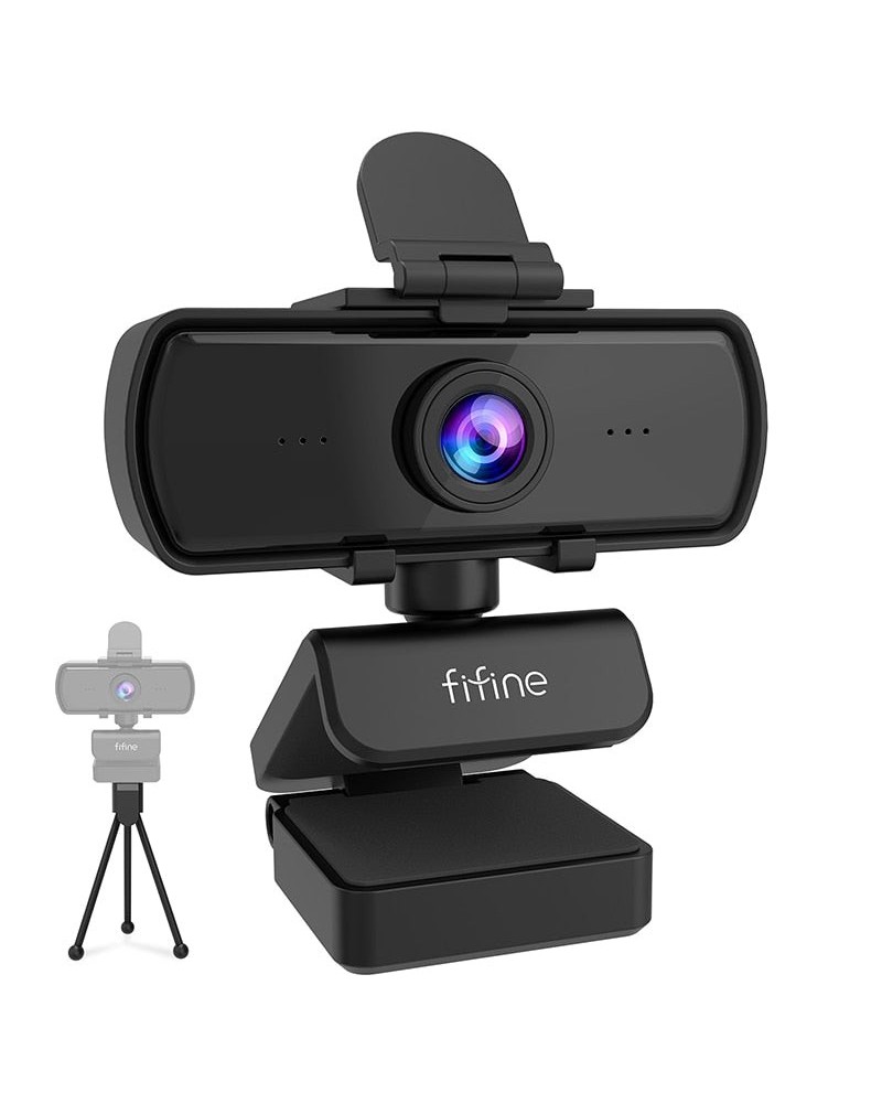 "FIFINE" 1440p Full HD PC Webcam with Microphone $25.80 Webcam & Microphone