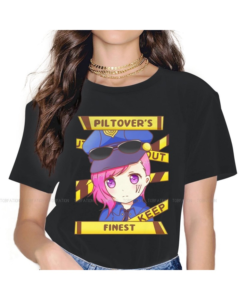 Arcane Chibi Vi The Piltover Enforcer Distinctive T Shirt $14.95 Tops